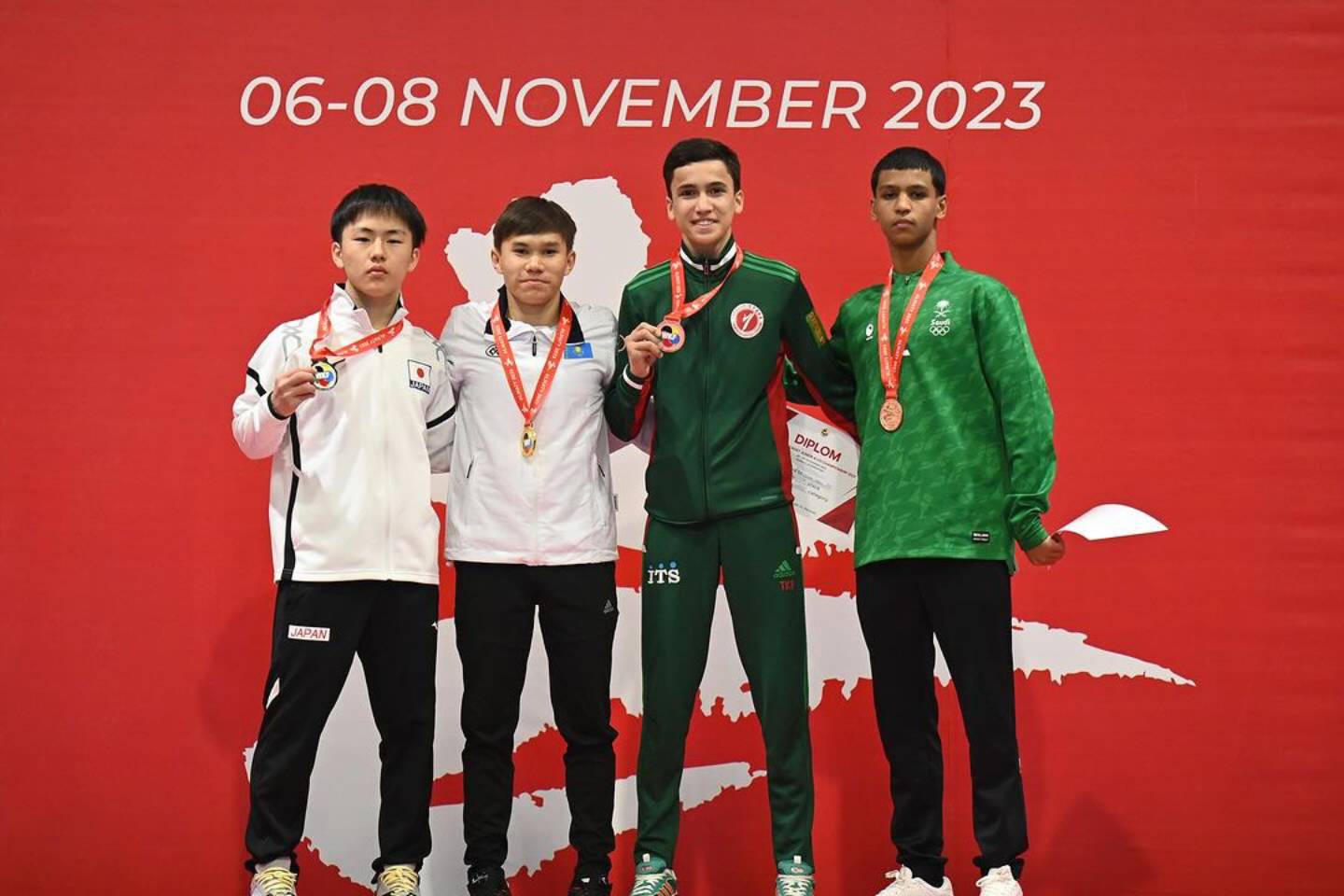 Новости спорта / Новости спорта в мире и Казахстане / Чемпионат Азии по карате: казахстанские спортсмены завоевали 15 медалей